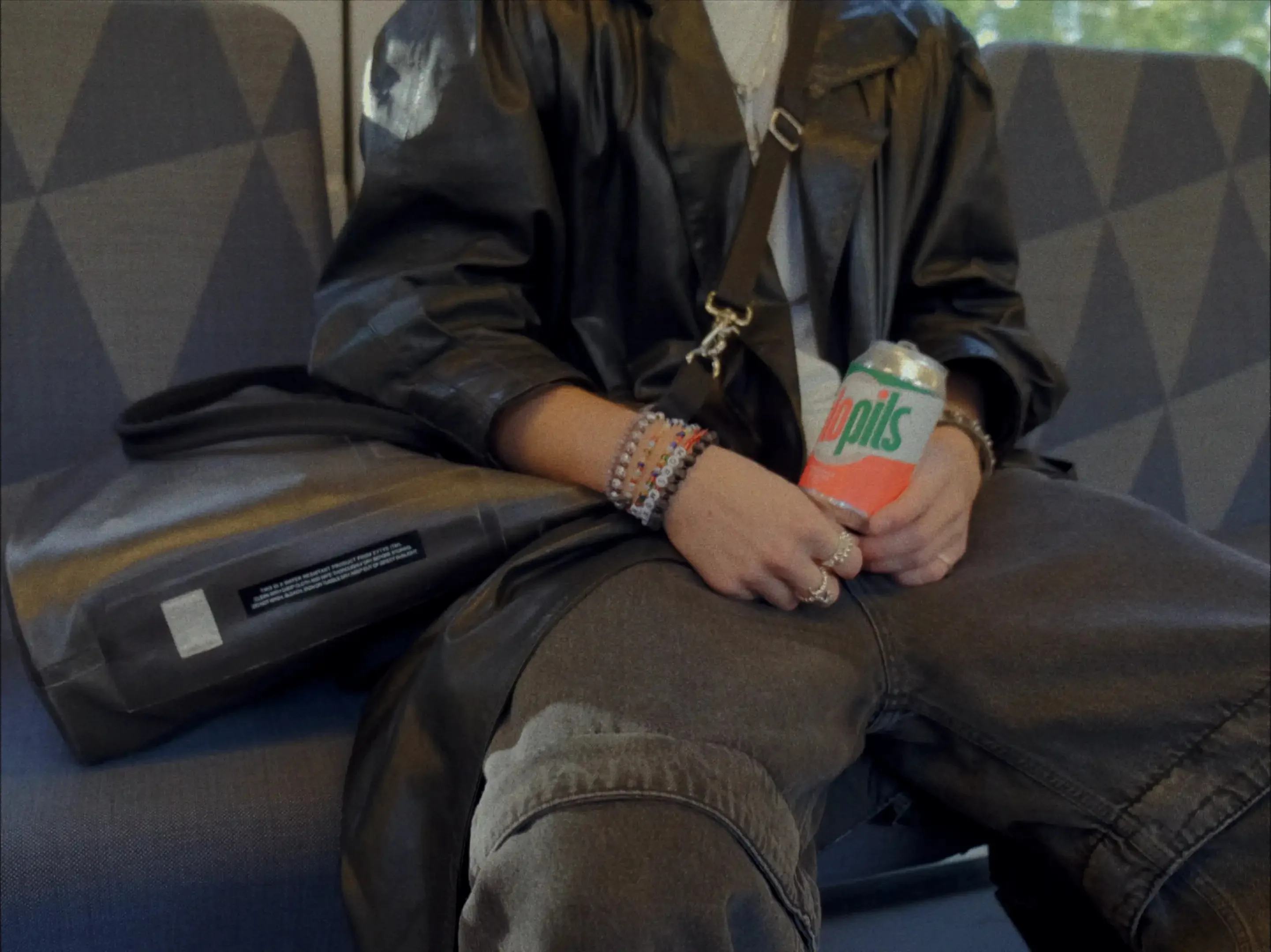 Film still: ItaloPils on the commuter train